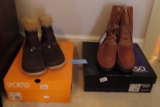 ISOTONER BOOTS SIZE 10M AND SPORTO BOOTS SIZE 9-1/2 M