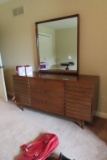 AMERICAN OF MARTINSVILLE CHERRY DRESSER AND CHEST. ON SECOND FLOOR. BRING T
