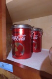 COCA-COLA TIN CANISTERS