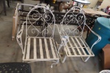 2 METAL CHAIRS