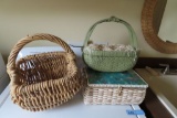 SEWING BASKET AND OTHERS