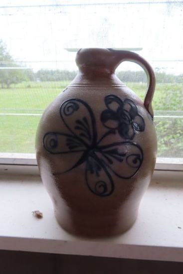 HANDMADE ROWE POTTERY WORKS 1975-2000 FLORAL POTTERY PIECE