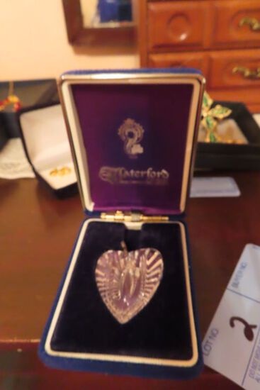 WATERFORD CRYSTAL HEART PENDANT