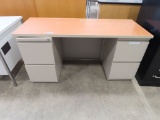 FORMICA AND METAL 2‘ X 5‘ DESK