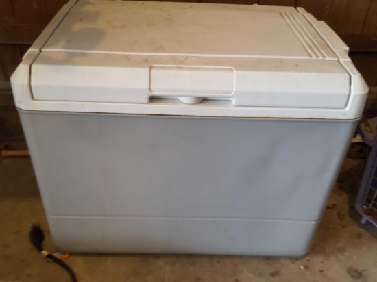 Coleman 12-volt cooler. Needs cord