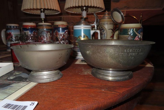 Silverplate bowls
