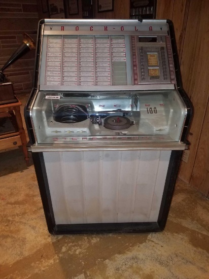Vintage Rock-ola Princess jukebox. Model number 1493. This item is in the basement, please bring