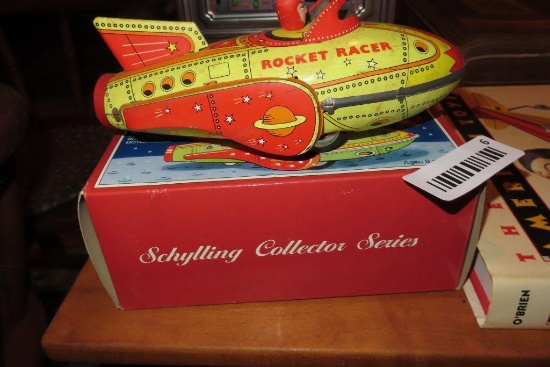 Vintage style rocket Racer toy made by Schylling...Company