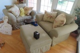 3 pc set, 2 chairs and ottoman
