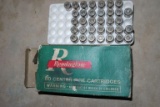 partial box of Remington center bore cartridges....No shipping!