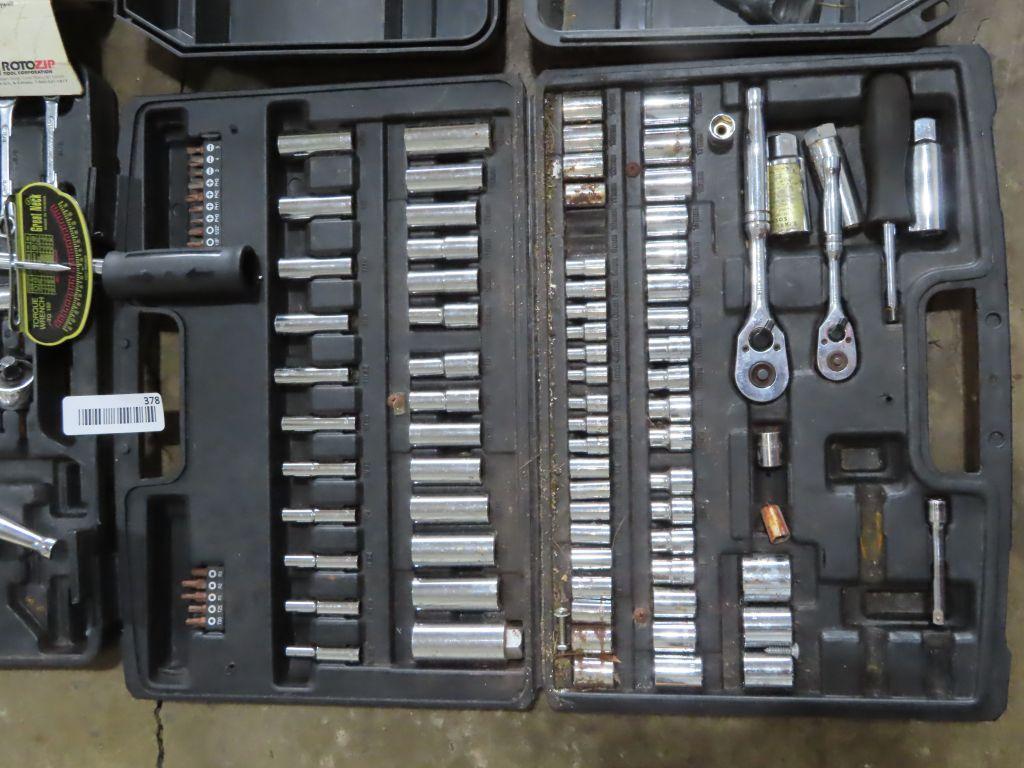 Husky socket set with home tool kit and Great Proxibid