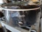 black crock pot with glass lid and insert.