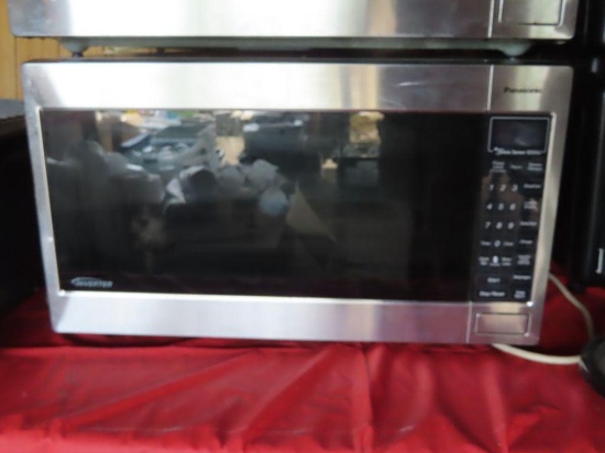 stainless steel Panasonic commercial style microwave