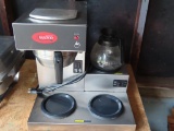 Advantco...Equipment stainless steel commercial coffee maker with three warmers. model number C30.