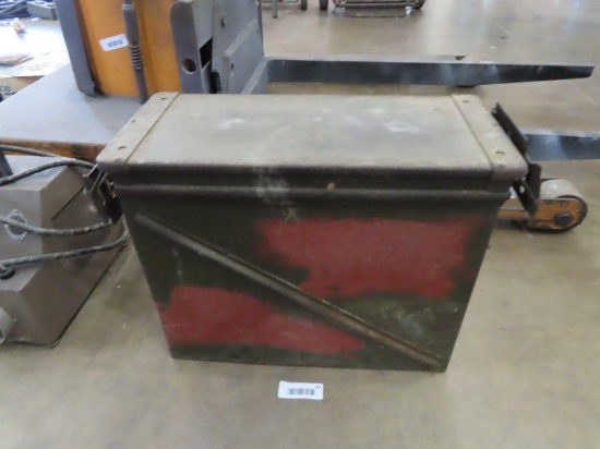 large metal ammo box