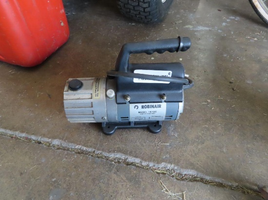 small Robinair vacuum pump model 15100