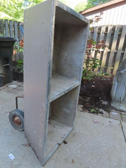 heavy concrete double basin sink. bring dolly and help for removal