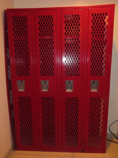 red locker set. in basement. bring tools and help for removal