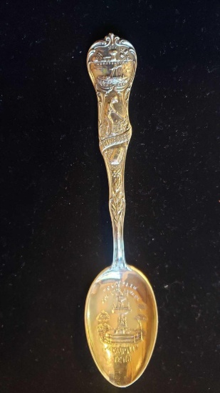 Sterling souvenir spoon Tennessee