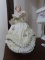 Ardalt Japan Verithin Victorian lady with lace dress number 6412 music box