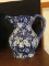 Victoria ware Ironstone floral pitcher