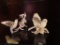 Lenox hummingbird and classic chickadee figurines