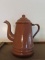 brown granite ware pitcher