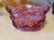 Fenton pink cabbage bowl