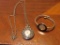 Waltham cuff style watch with clear gemstone and Endura pendant watch on necklace