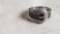 925 belt ring with sparkly gemstones
