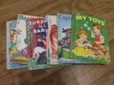 Rand McNally Junior Elf books including my toys, captain kitty, my animal picture book, the house