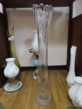 glass vase approximately 24 in