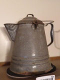 gray granite ware pitcher
