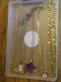 24K GB necklace, 12K GE necklace, and other decorative necklaces