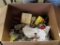 pry bar, hardware and Etc in box. includes 3 ft step ladder.