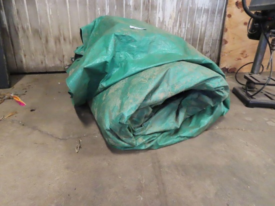large green tarp