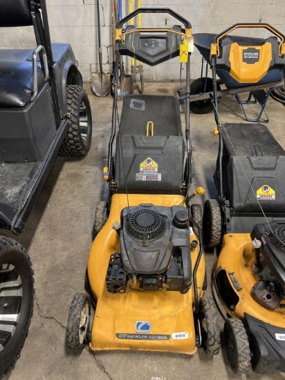 Cub Cadet 23-inch self-propelled mower with bagger. needs work.