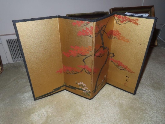 small Oriental style screen