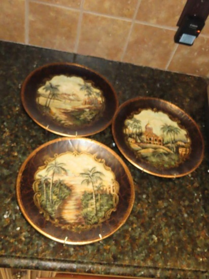 Egyptian scene plate set. made in China
