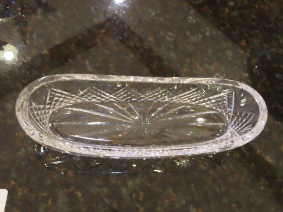 Waterford crystal celery dish