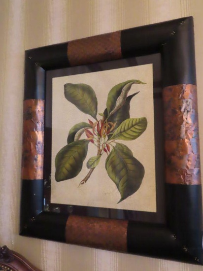 pair of John Richard prints. Magnificent Crackled Foliage I and II