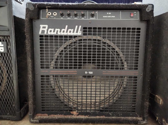 Randall model number B-100 bass amplifier