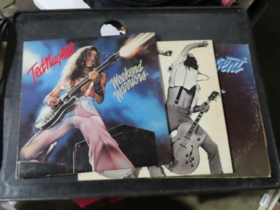 (3) Ted Nugent 33 record albums