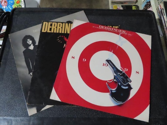 (3) Derringer 33 record albums