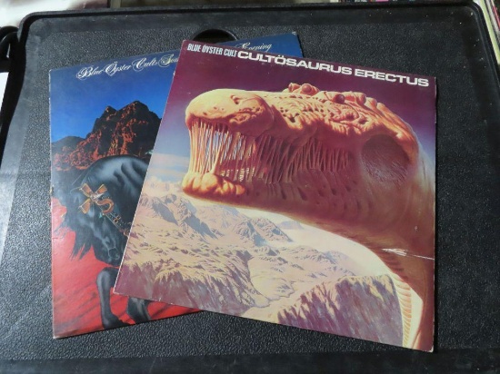 (2) Blue Oyster Cult 33 record albums