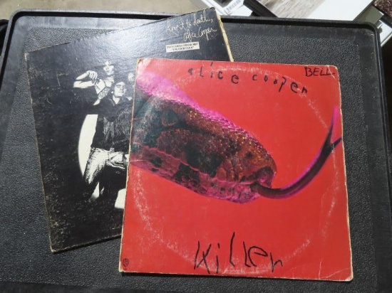 2 Alice Cooper 33 record albums