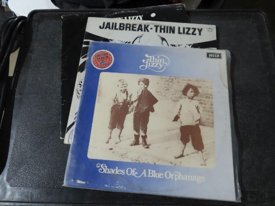 3 Thin Lizzy 33 record albums