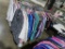 Ladies shirts and pants. shirts ranging from medium to 1X. pants are 12 petite, 14 petite. legging