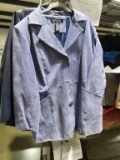 Dialogue suede jacket and Susan Graver faux leather jacket. both size 1X.