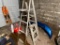 TWO ALUMINUM STEP LADDERS